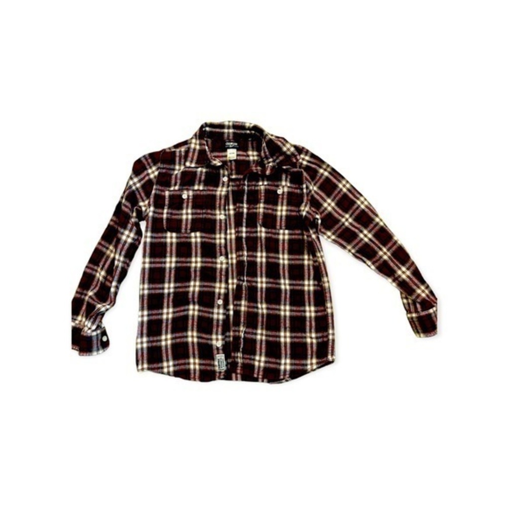 Boys Osh Kosh Flannel Long Sleeves size 14a